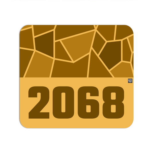 2068 Year Mousepad (Golden Yellow)