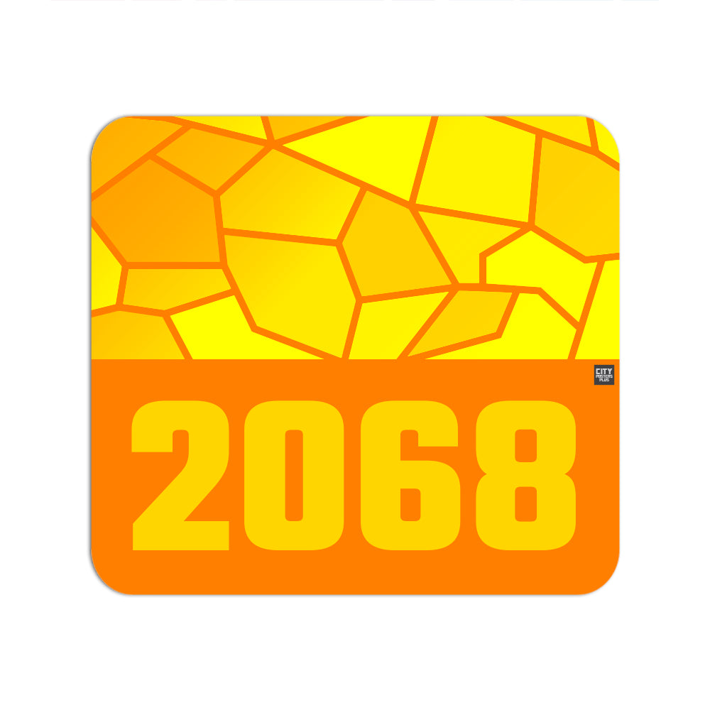 2068 Year Mousepad (Orange)