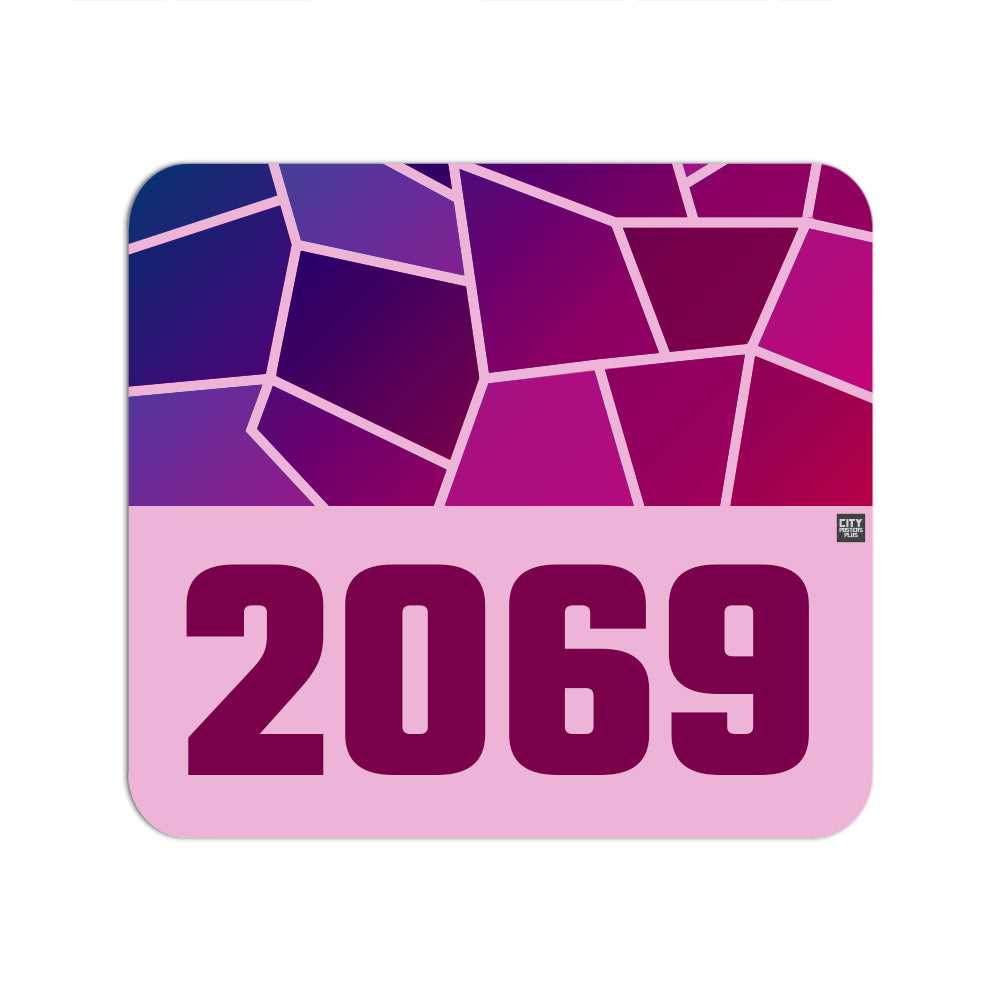 2069 Year Mousepad (Light Pink)