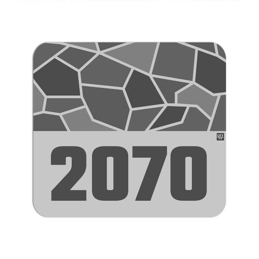 2070 Year Mousepad (Melange Grey)