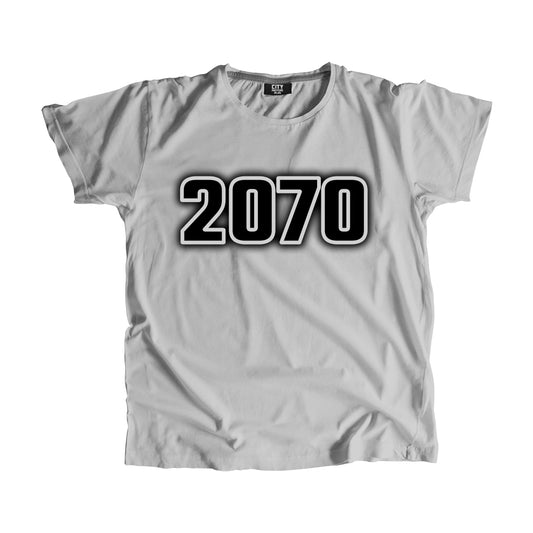 2070 Vintage Heritage Year Men Unisex T-Shirt (Melange Grey)