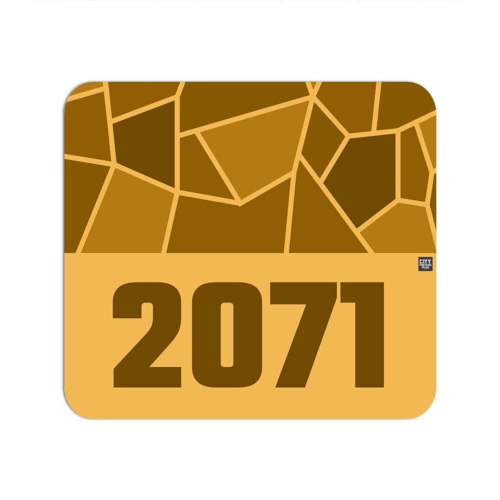 2071 Year Mousepad (Golden Yellow)