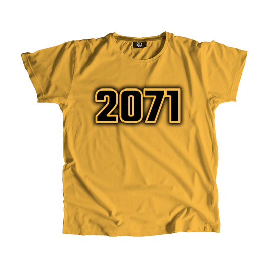 2071 Vintage Heritage Year Men Unisex T-Shirt (Golden Yellow)