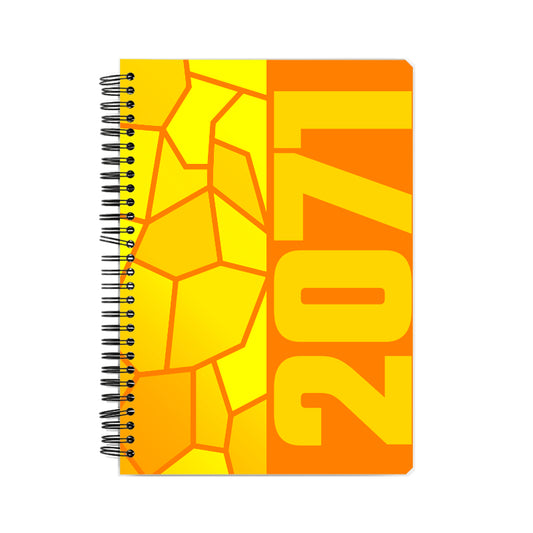 2071 Year Notebook (Orange, A5 Size, 100 Pages, Ruled)