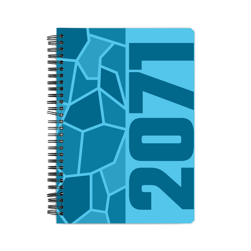 2071 Year Notebook (Sky Blue, A5 Size, 100 Pages, Ruled)