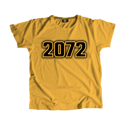 2072 Vintage Heritage Year Men Unisex T-Shirt (Golden Yellow)
