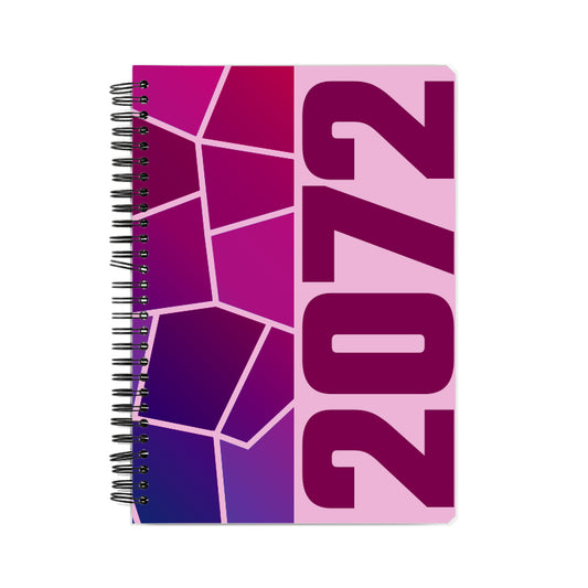 2072 Year Notebook (Light Pink, A5 Size, 100 Pages, Ruled)