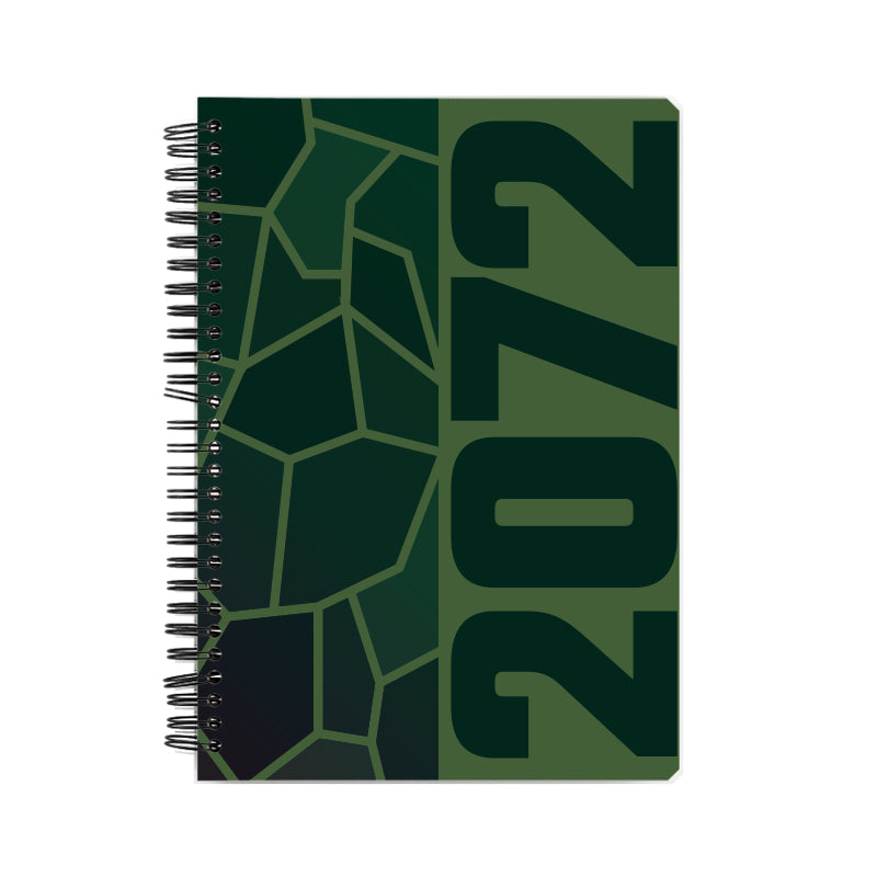 2072 Year Notebook (Olive Green, A5 Size, 100 Pages, Ruled)