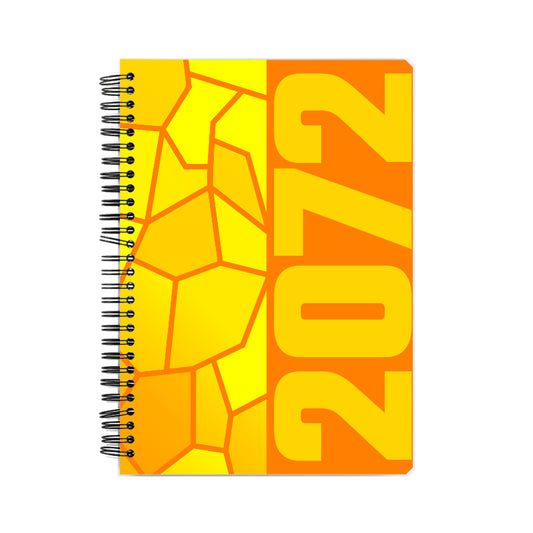 2072 Year Notebook (Orange, A5 Size, 100 Pages, Ruled)