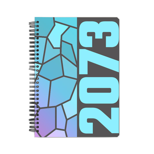 2073 Year Notebook (Charcoal Grey, A5 Size, 100 Pages, Ruled)