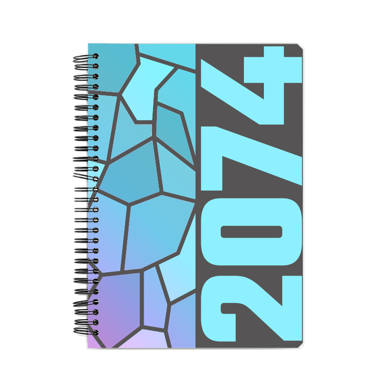 2074 Year Notebook (Charcoal Grey, A5 Size, 100 Pages, Ruled)