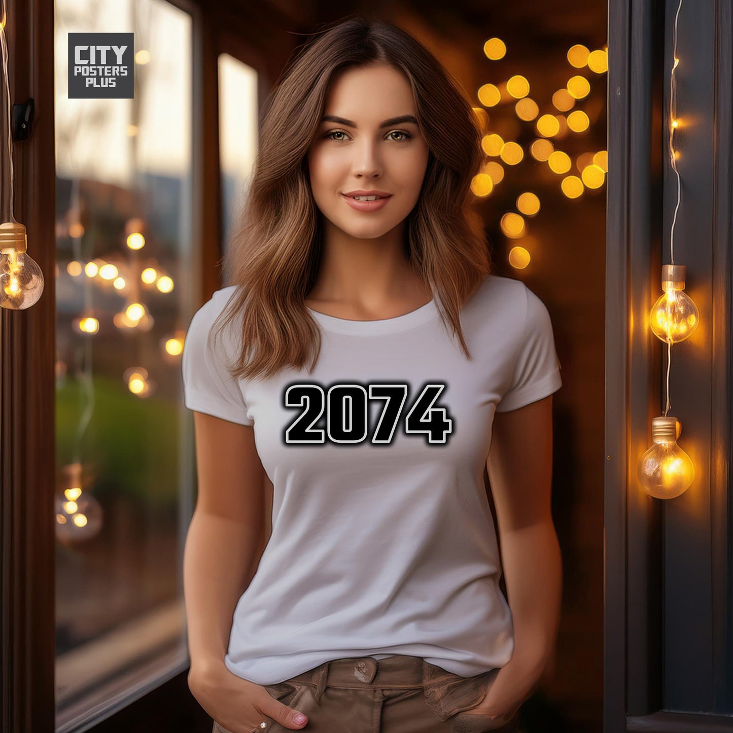 2074 Year Women T-Shirt (Melange Grey)