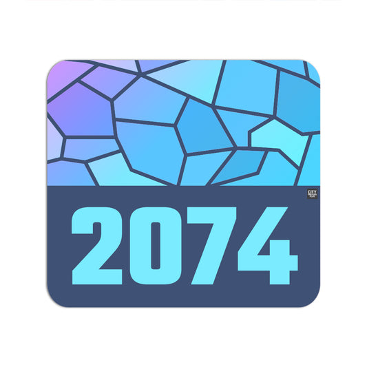 2074 Year Mousepad (Navy Blue)