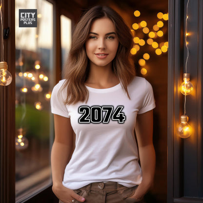2074 Vintage Birth Year Women T-Shirt