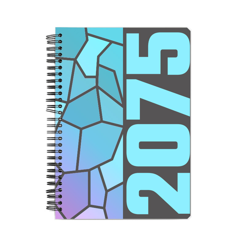 2075 Year Notebook (Charcoal Grey, A5 Size, 100 Pages, Ruled)