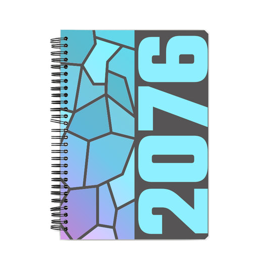 2076 Year Notebook (Charcoal Grey, A5 Size, 100 Pages, Ruled)