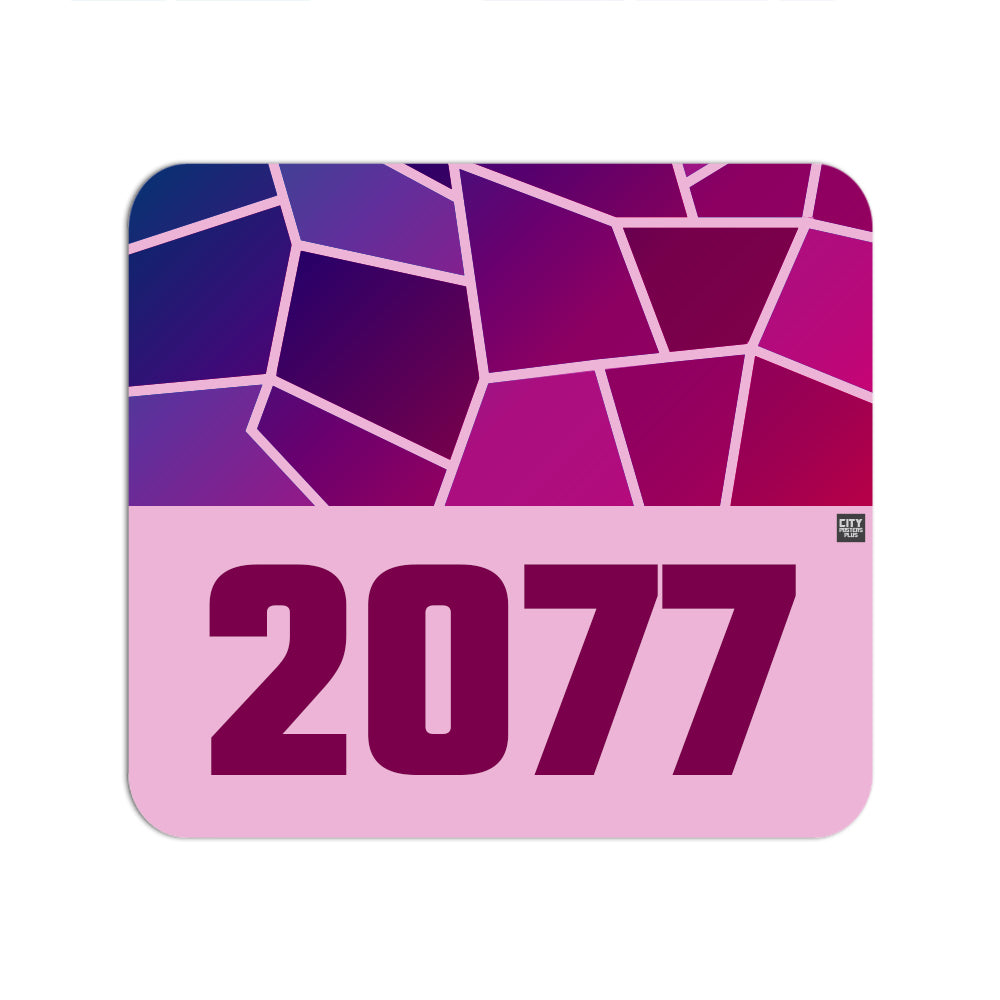 2077 Year Mousepad (Light Pink)
