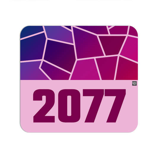 2077 Year Mousepad (Light Pink)