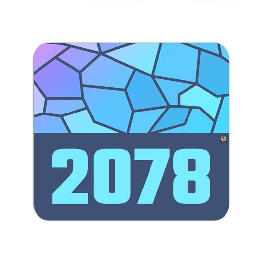 2078 Year Mousepad (Navy Blue)