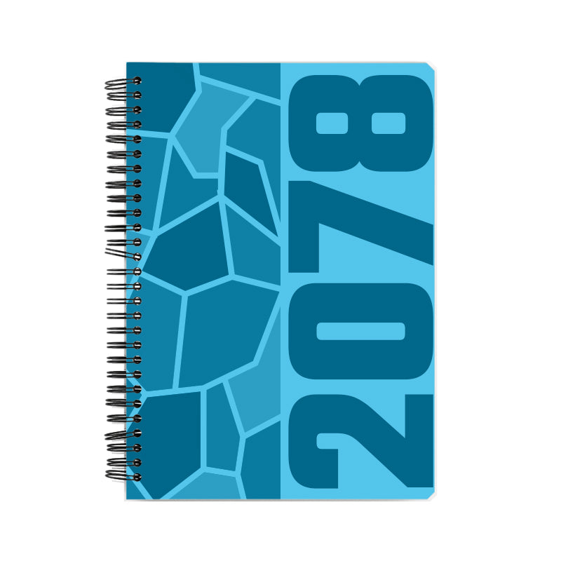 2078 Year Notebook (Sky Blue, A5 Size, 100 Pages, Ruled)