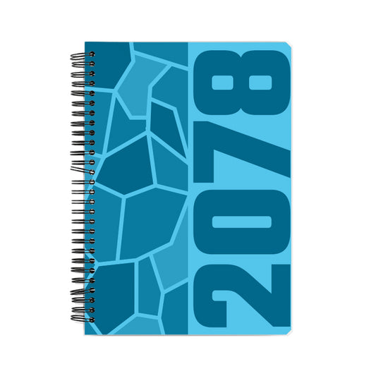 2078 Year Notebook (Sky Blue, A5 Size, 100 Pages, Ruled)