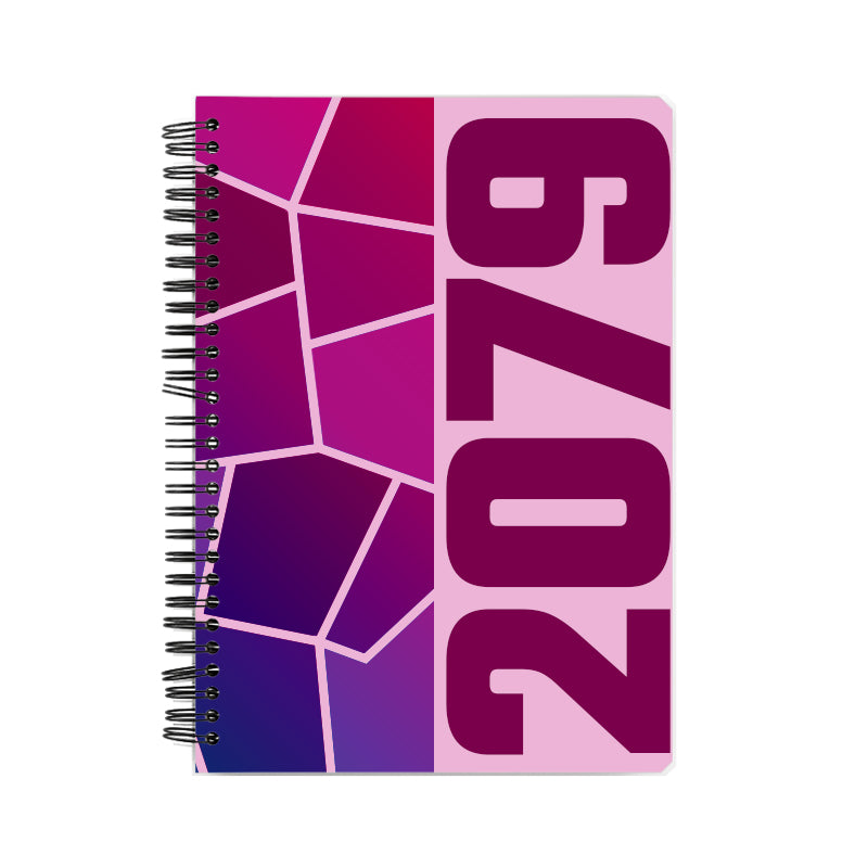 2079 Year Notebook (Light Pink, A5 Size, 100 Pages, Ruled)