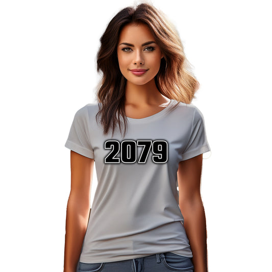 2079 Year Women T-Shirt (Melange Grey)