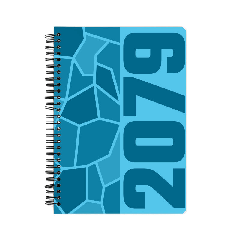 2079 Year Notebook (Sky Blue, A5 Size, 100 Pages, Ruled)