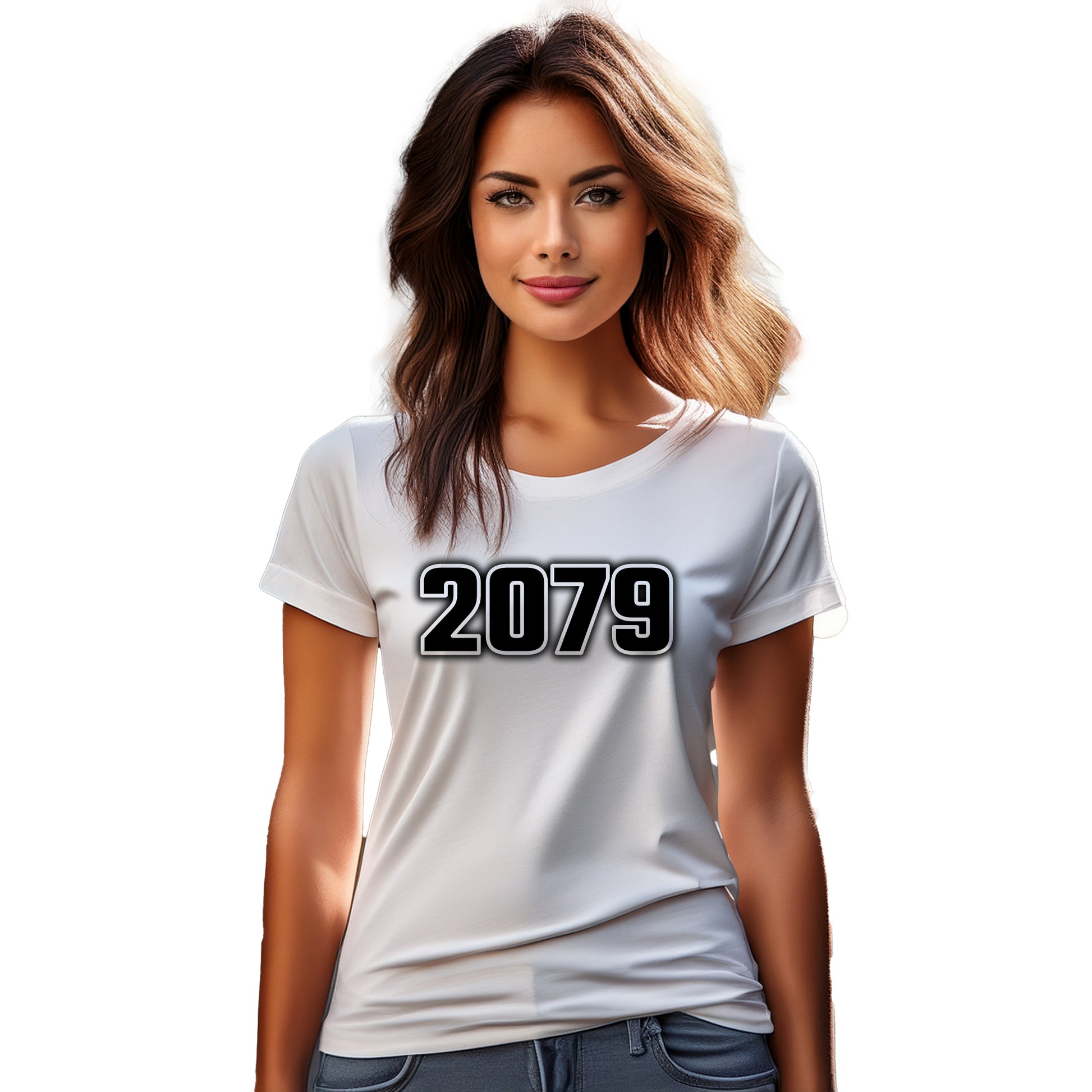 2079 Year Women T-Shirt (White)