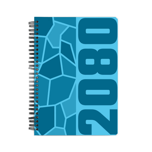 2080 Year Notebook (Sky Blue, A5 Size, 100 Pages, Ruled)