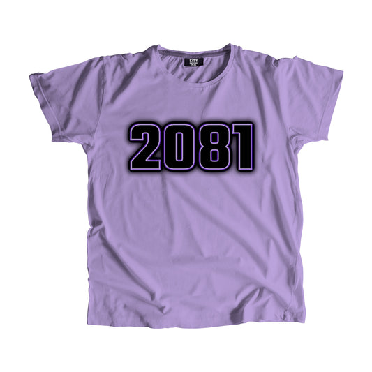 2081 Vintage Heritage Year Men Unisex T-Shirt (Iris Lavender)