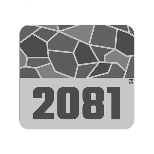2081 Year Mousepad (Melange Grey)
