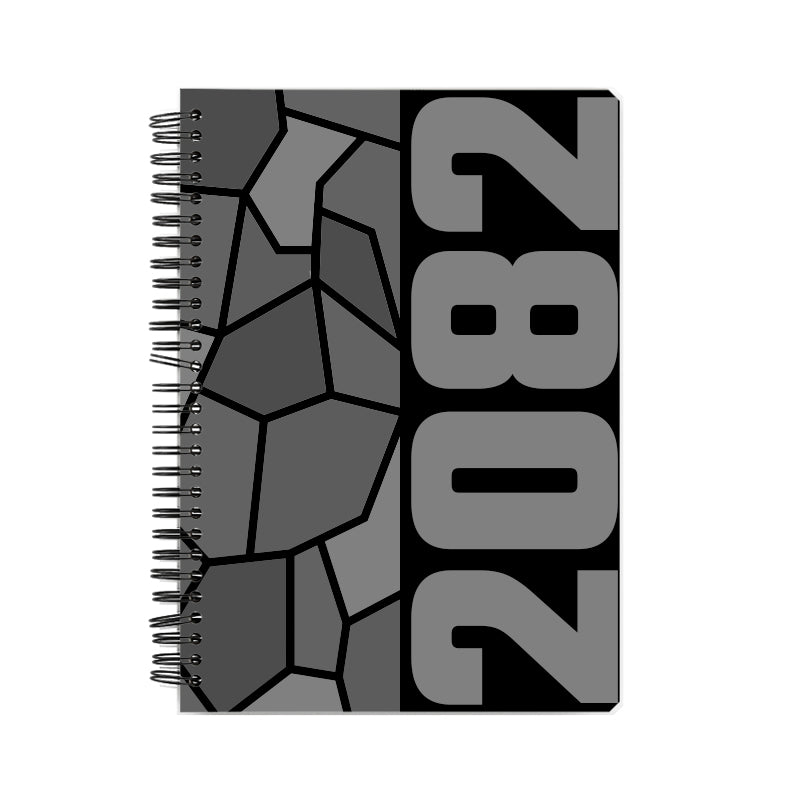 2082 Year Notebook (Black, A5 Size, 100 Pages, Ruled)