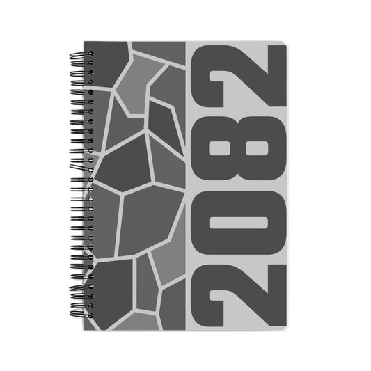 2082 Year Notebook (Melange Grey, A5 Size, 100 Pages, Ruled)