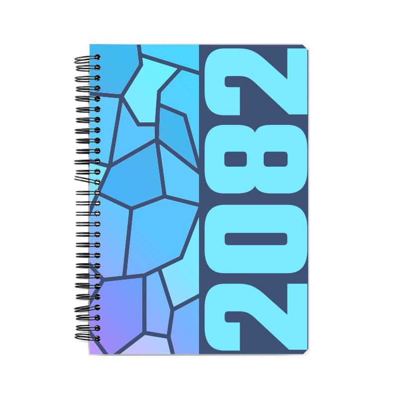 2082 Year Notebook (Navy Blue, A5 Size, 100 Pages, Ruled)