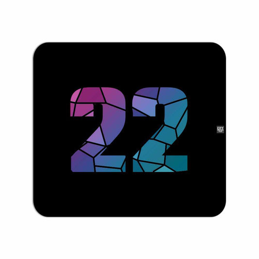 22 Number Mousepad (Black)