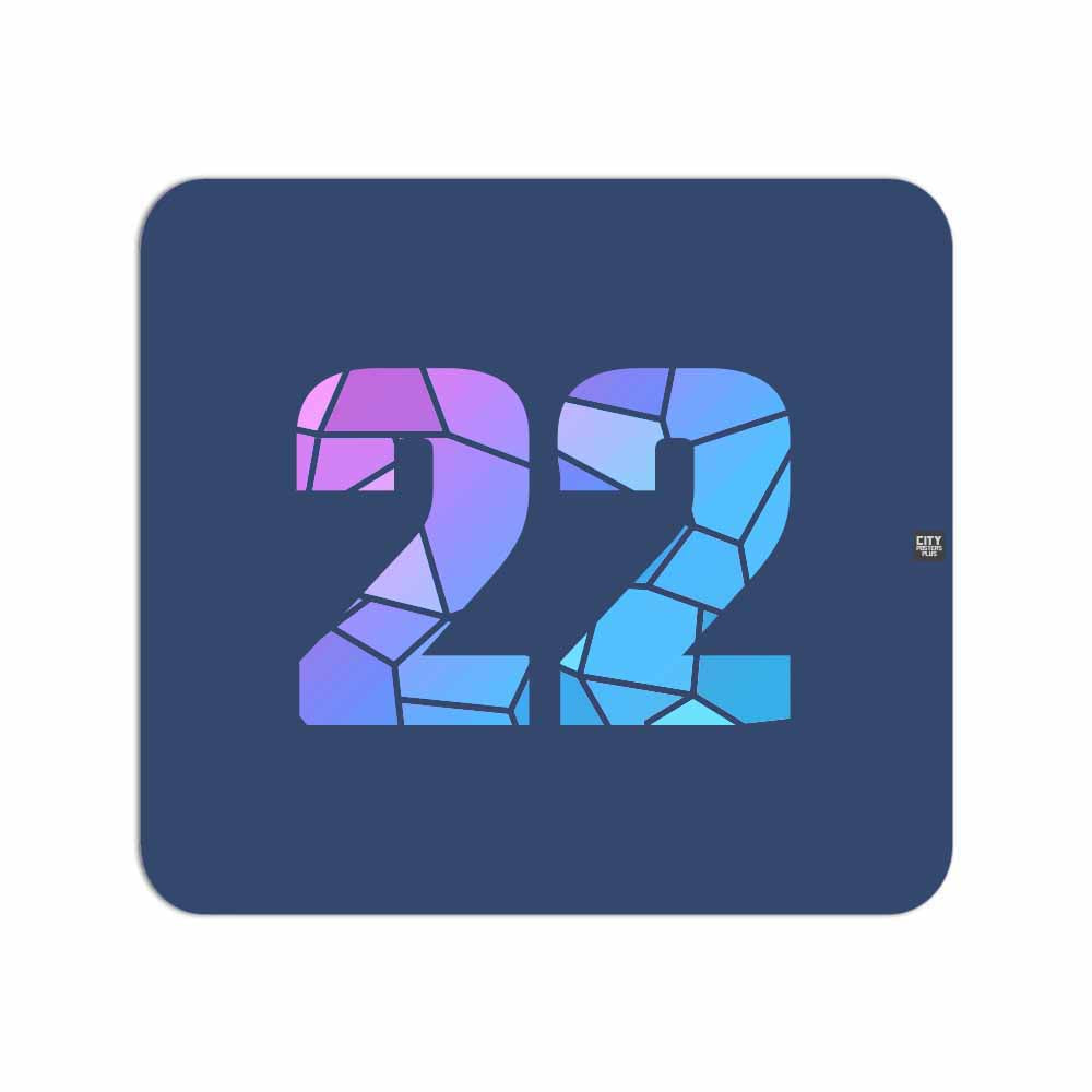 22 Number Mousepad (Navy Blue)