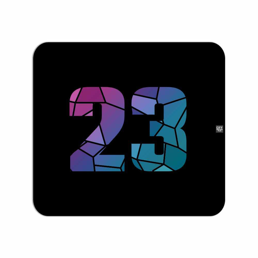 23 Number Mousepad (Black)