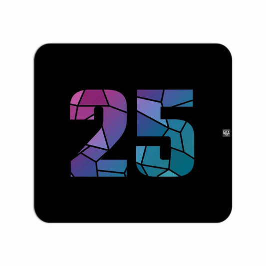 25 Number Mousepad (Black)