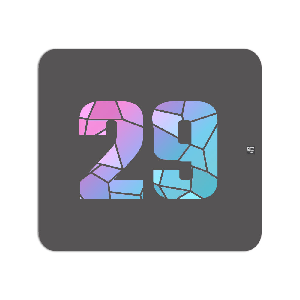 29 Number Mousepad (Charcoal Grey)