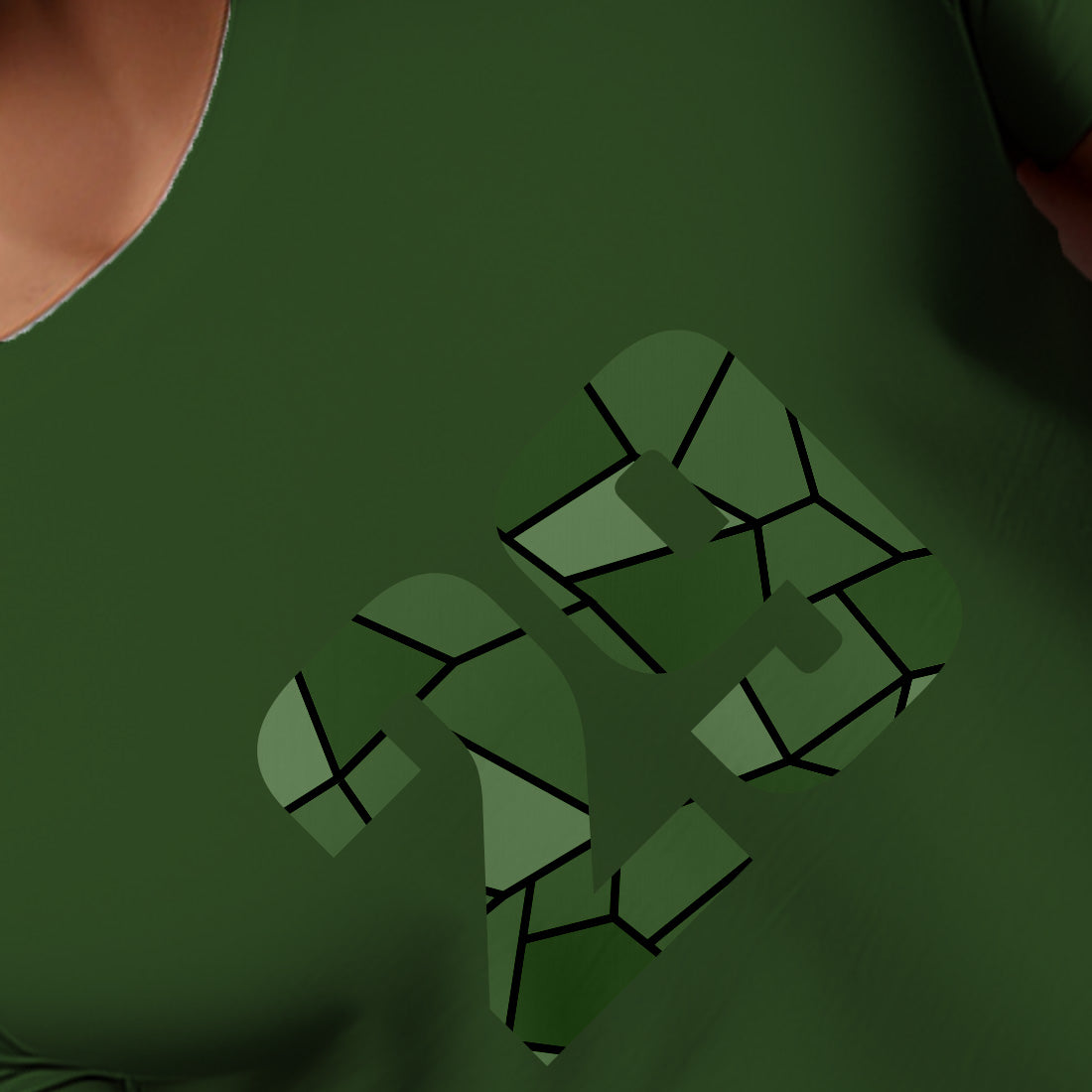 29 Number Men Unisex T-Shirt | Custom Number Graphic Tee (Olive Green)