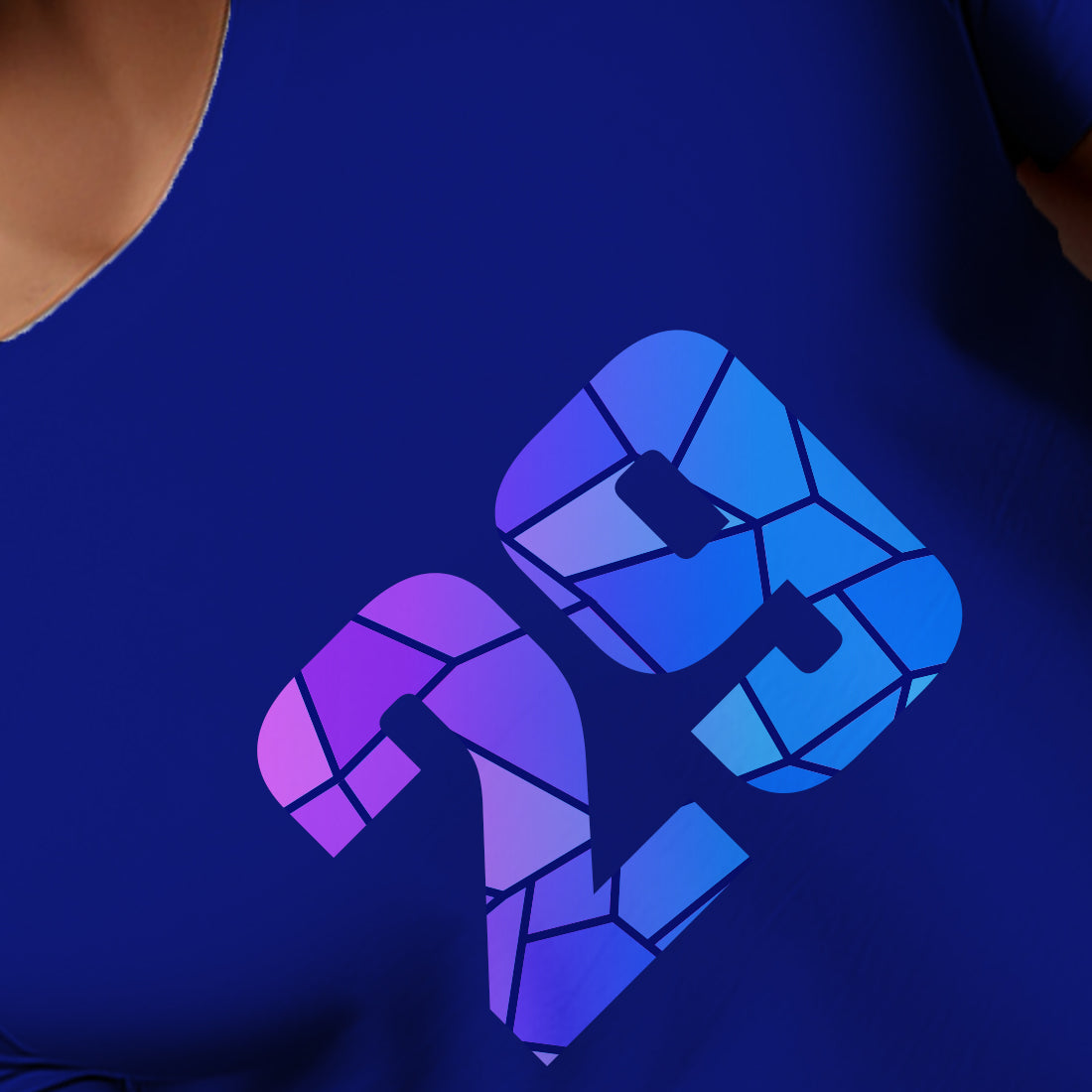 29 Number Men Unisex T-Shirt | Custom Number Graphic Tee (Royal Blue)