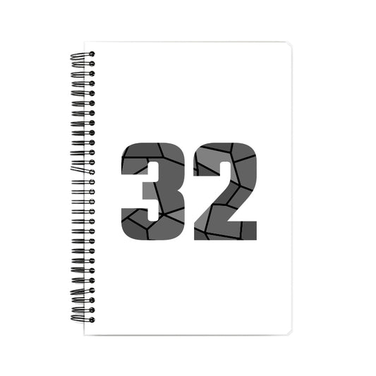 32 Number Notebook (White, A5 Size, 100 Pages, Ruled, 6 Pack)