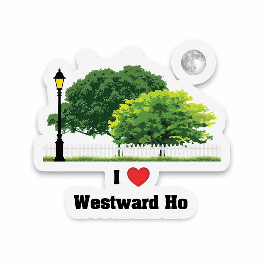 Westward Ho Sticker