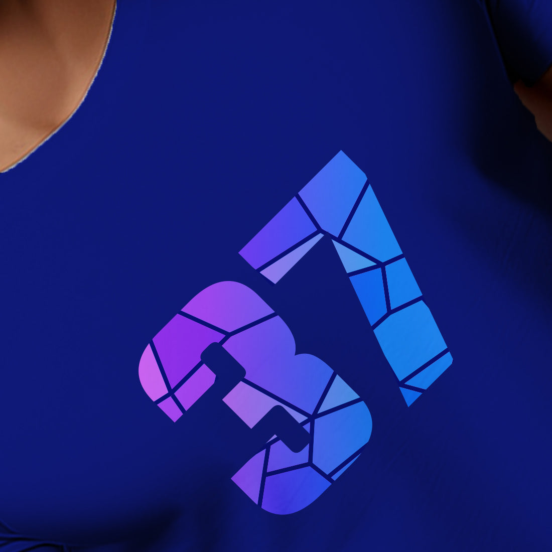 37 Number Men Unisex T-Shirt | Custom Number Graphic Tee (Royal Blue)