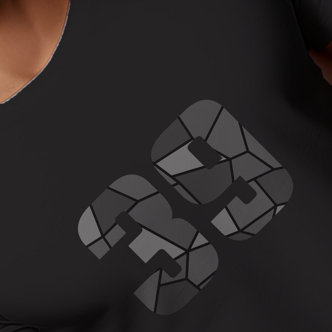39 Number Men Unisex T-Shirt | Custom Number Graphic Tee (Black)