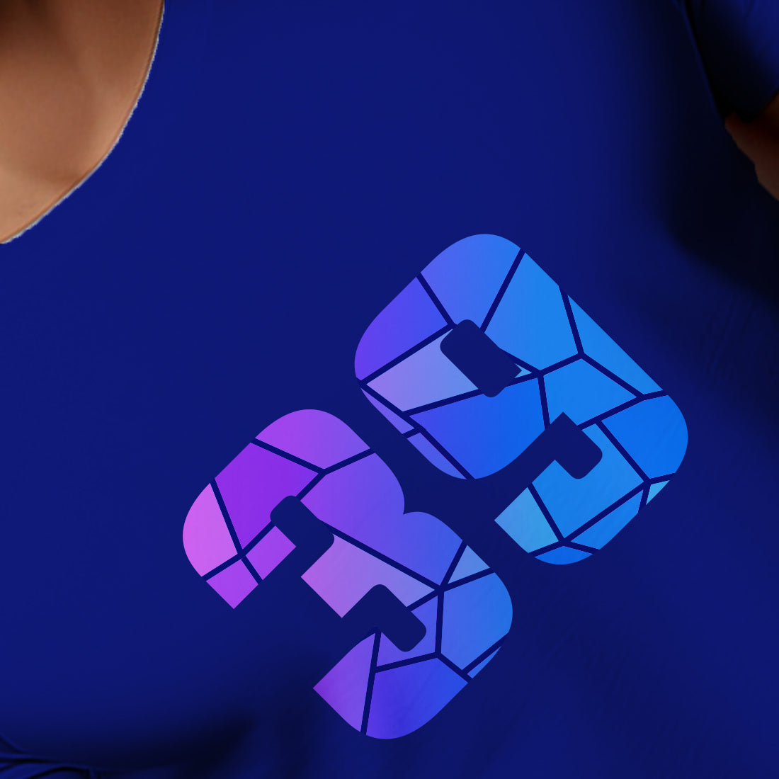 39 Number Men Unisex T-Shirt | Custom Number Graphic Tee (Royal Blue)