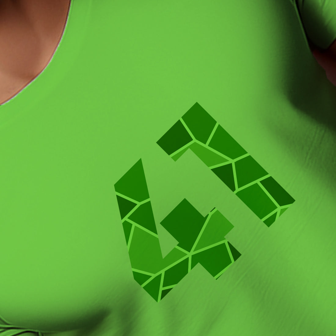 41 Number Men Unisex T-Shirt | Custom Number Graphic Tee (Liril Green)