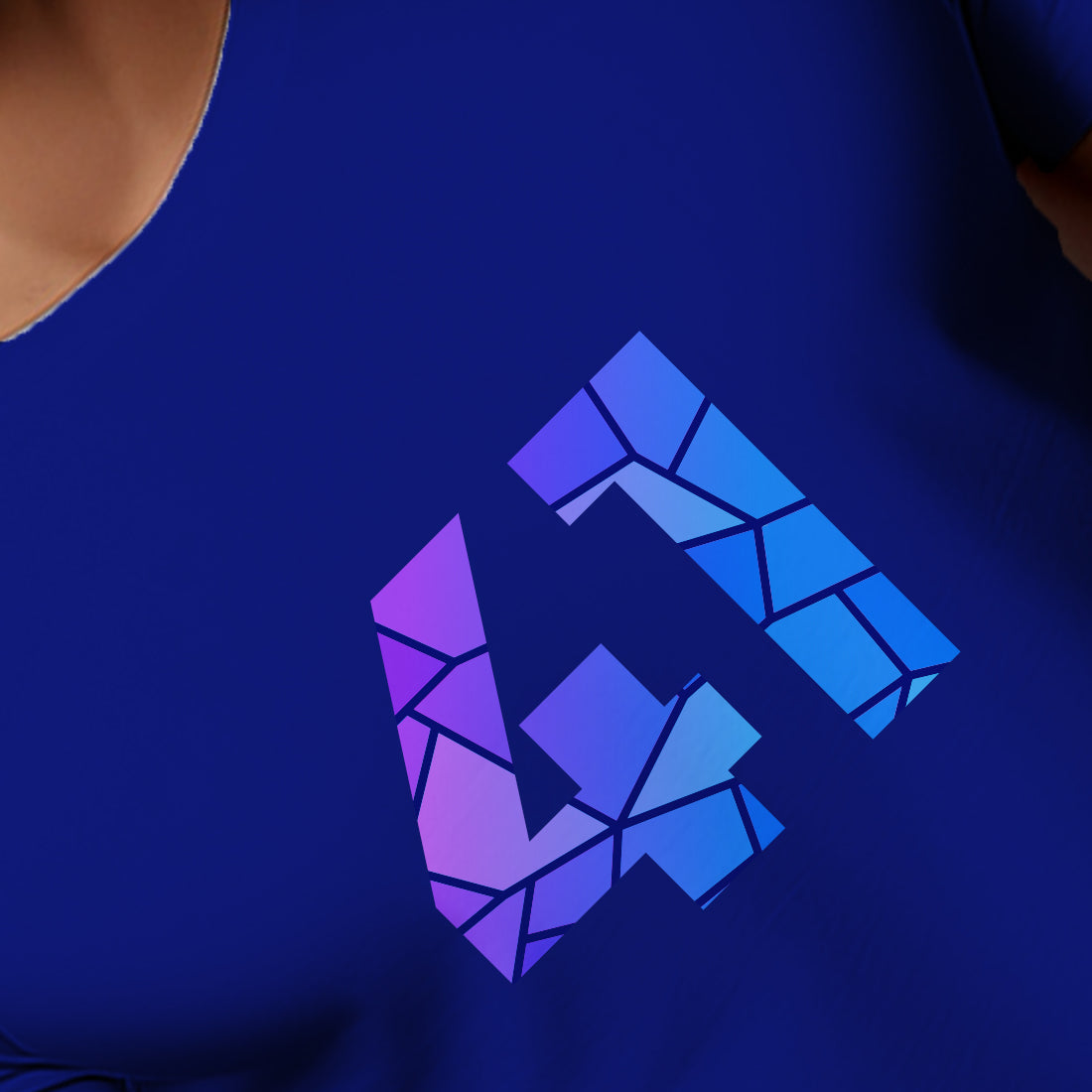 41 Number Men Unisex T-Shirt | Custom Number Graphic Tee (Royal Blue)