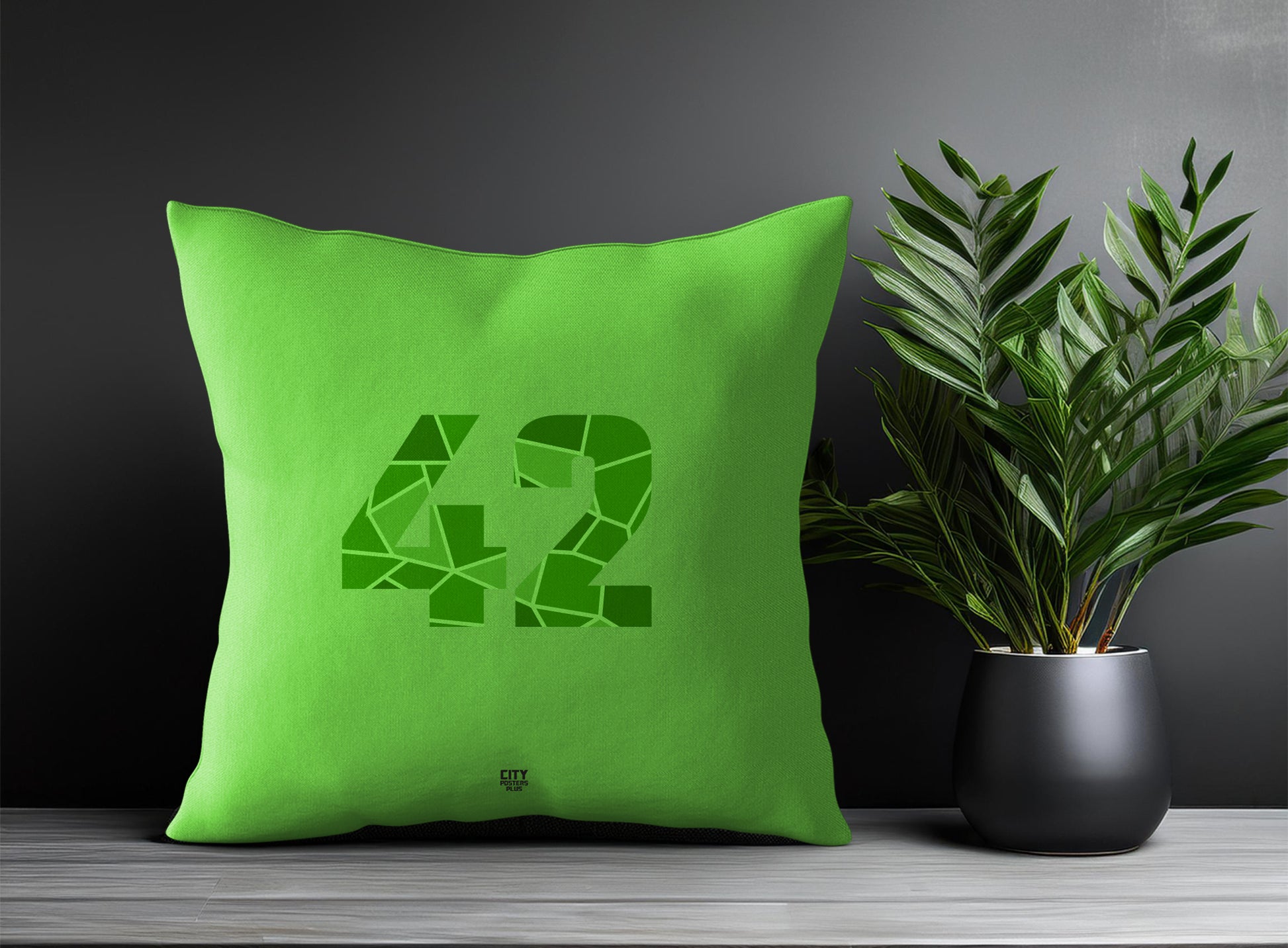 42 Number Pillow Case (Liril Green)